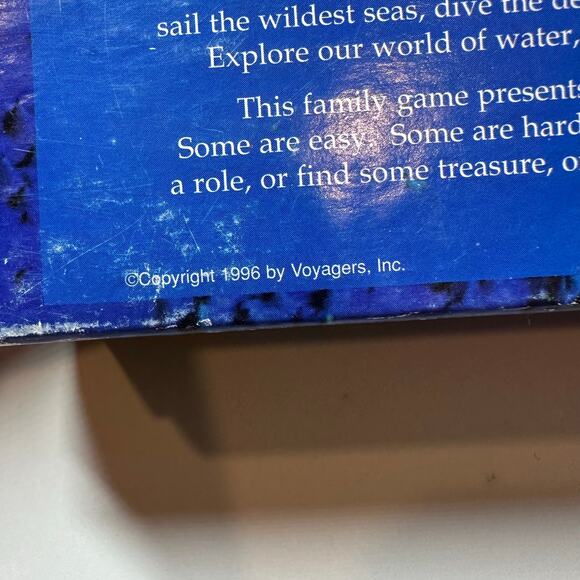 Voyagers Lure of the Sea Board Card Game Vintage 1996 - Picture 4 of 7